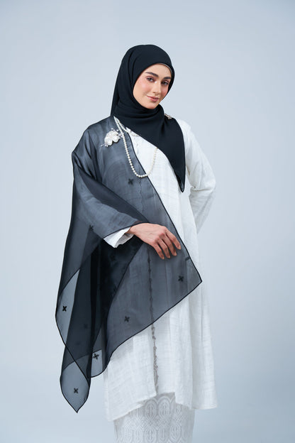 2IN1 Rhea Raya Set in Cempaka [Classic Black]