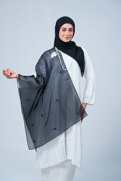 2IN1 Rhea Raya Set in Cempaka [Classic Black]