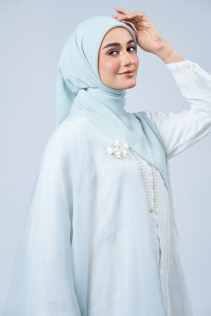 Selendang Rhea in Embun [Light Tiffany]
