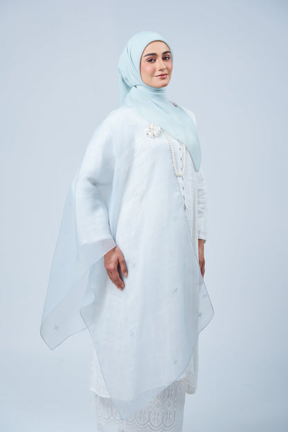 Selendang Rhea in Embun [Light Tiffany]
