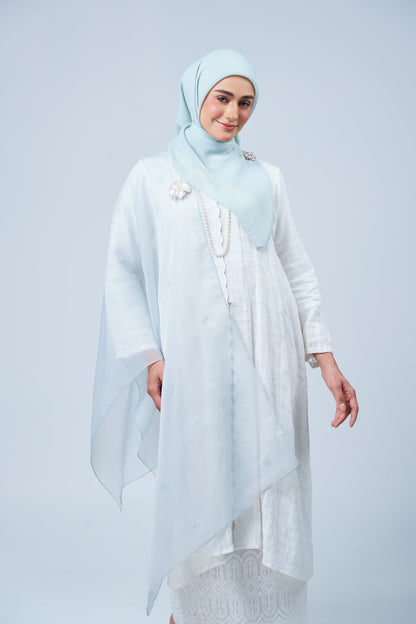 Selendang Rhea in Embun [Light Tiffany]