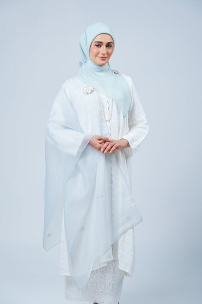 Selendang Rhea in Embun [Light Tiffany]