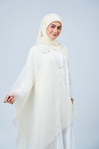 Selendang Rhea in Lestari [Nude Yellow]