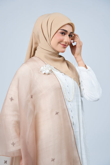 Selendang Rhea in Citra [Sandy Mocha]