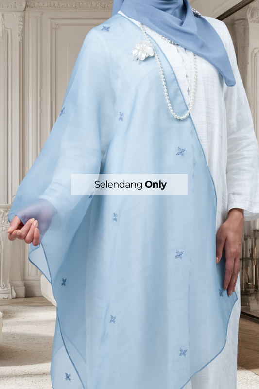 Selendang Rhea in Laila [Deep Blue]
