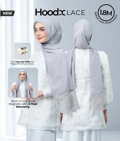 HoodX Lace in Pewter