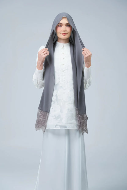 HoodX Lace in Deep Grey