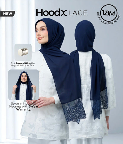 HoodX Lace in Navy