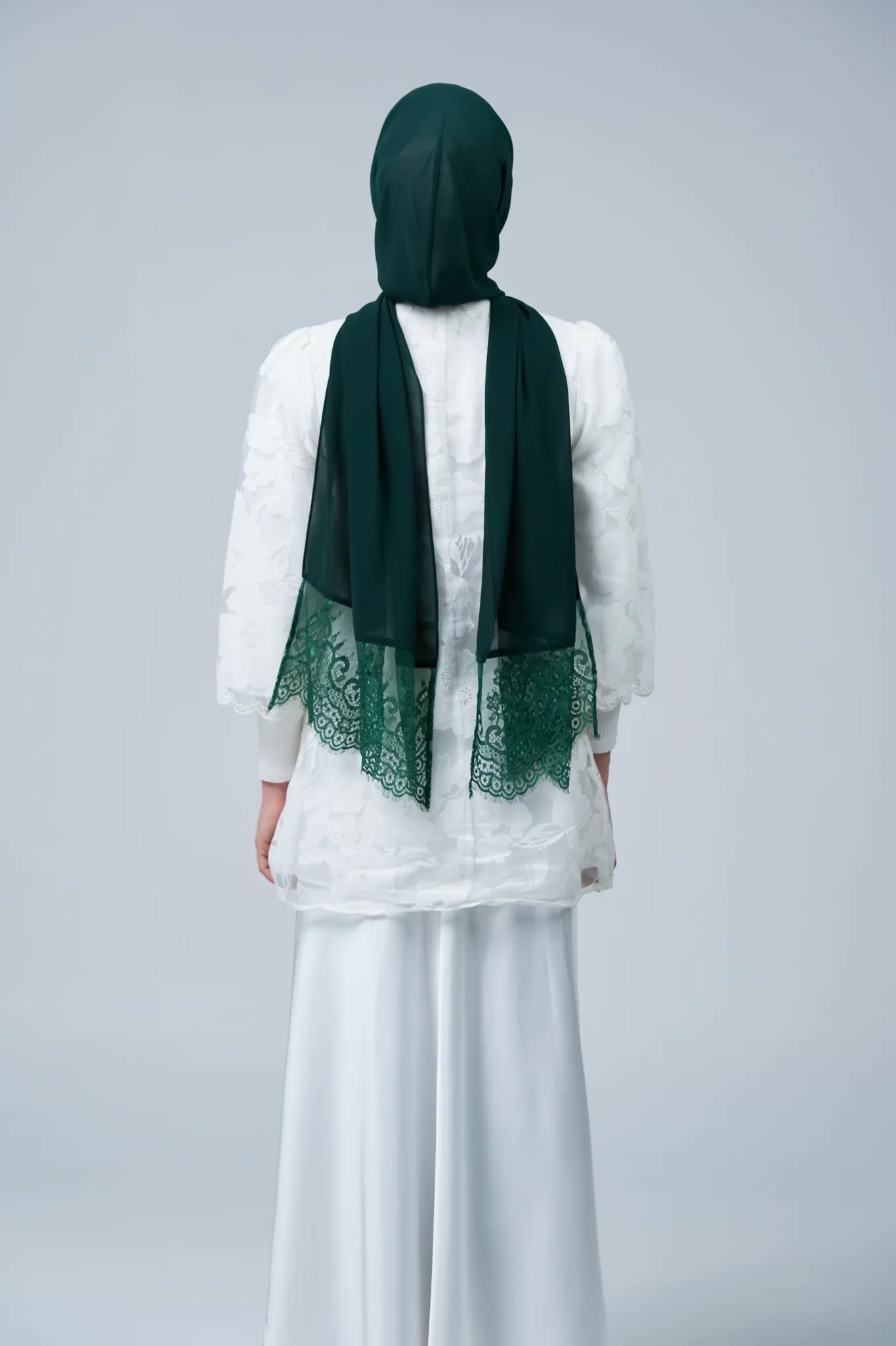 HoodX Lace in Deep Green