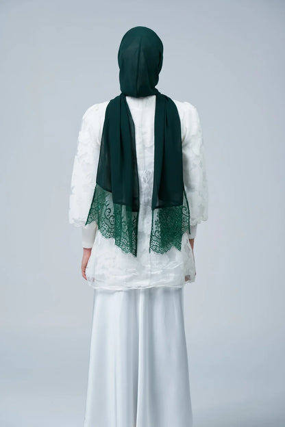 HoodX Lace in Deep Green