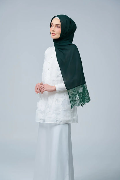 HoodX Lace in Deep Green