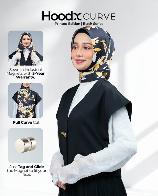 HoodX Curve Printed in Soleil Bloom