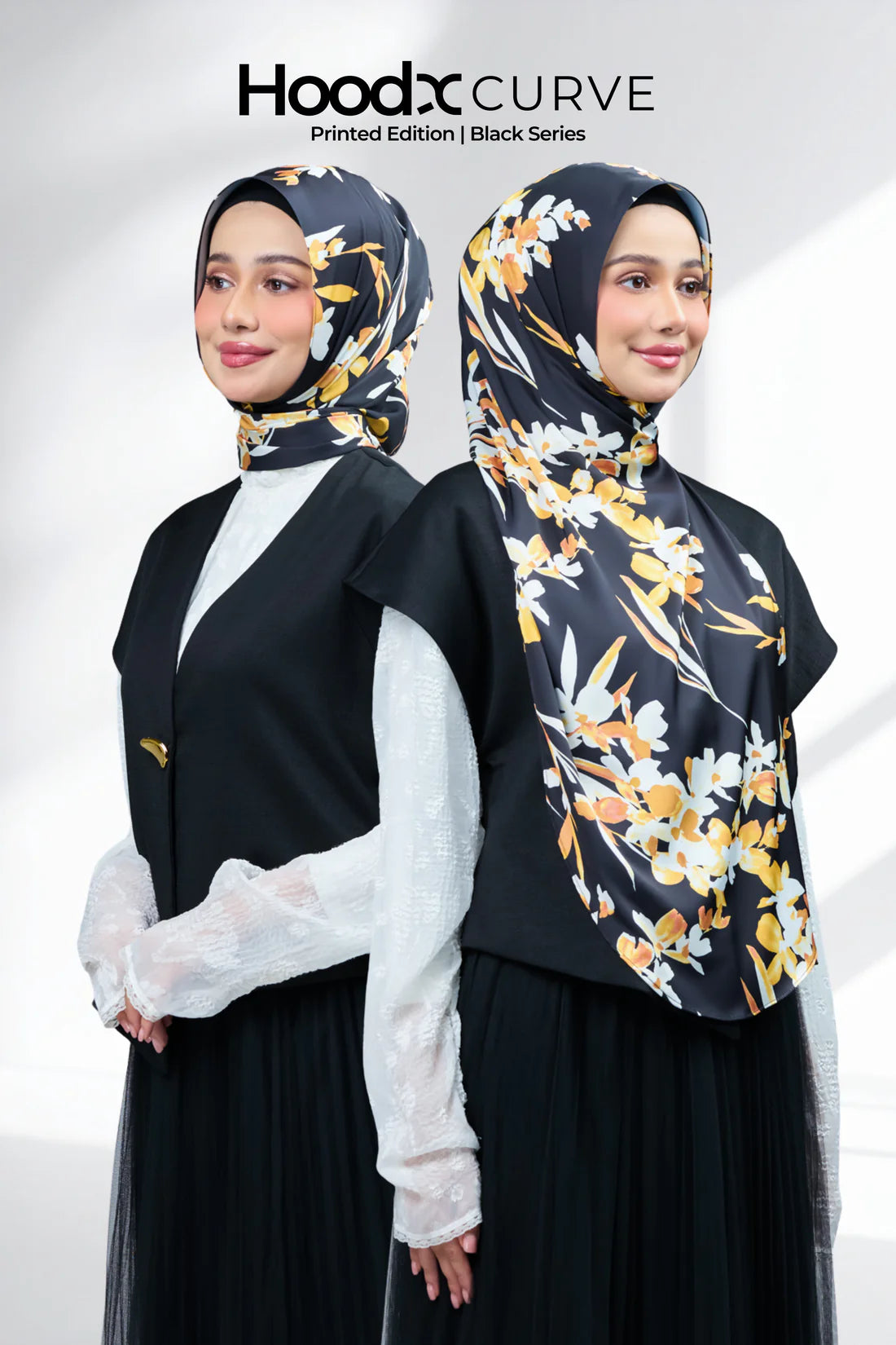 HoodX Curve Printed in Soleil Bloom