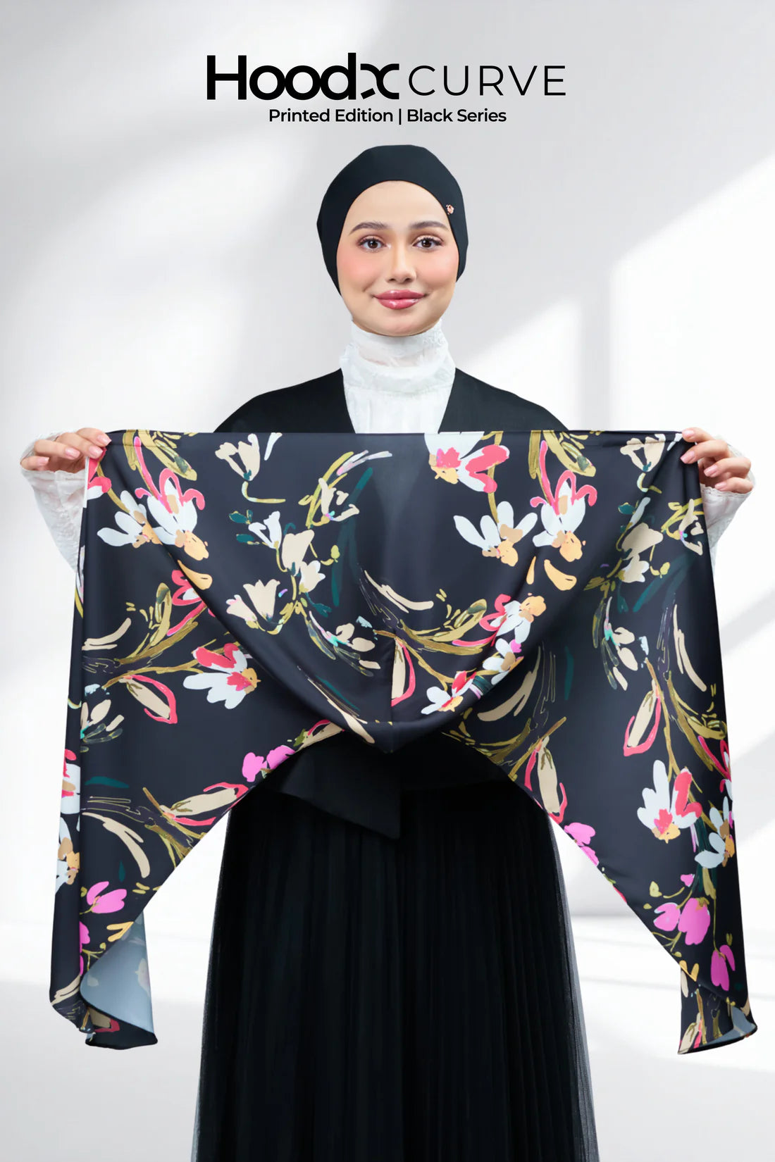 HoodX Curve Printed in Onyx Blush