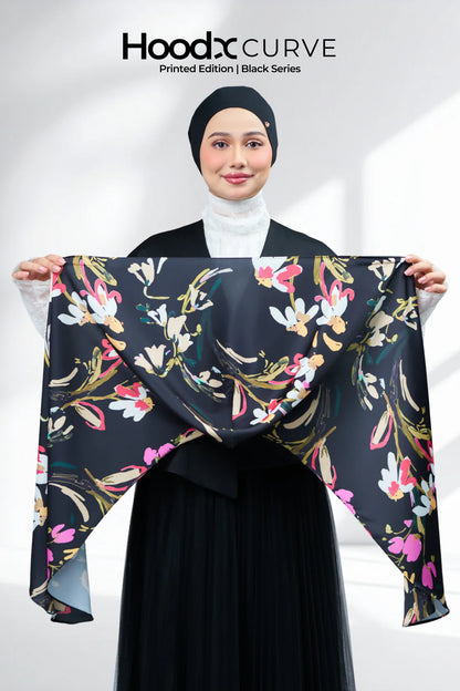 HoodX Curve Printed in Onyx Blush