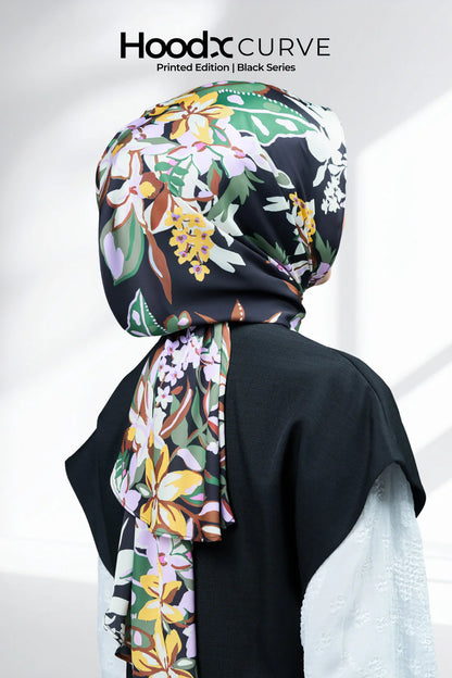 HoodX Curve Printed in Midnight Forest