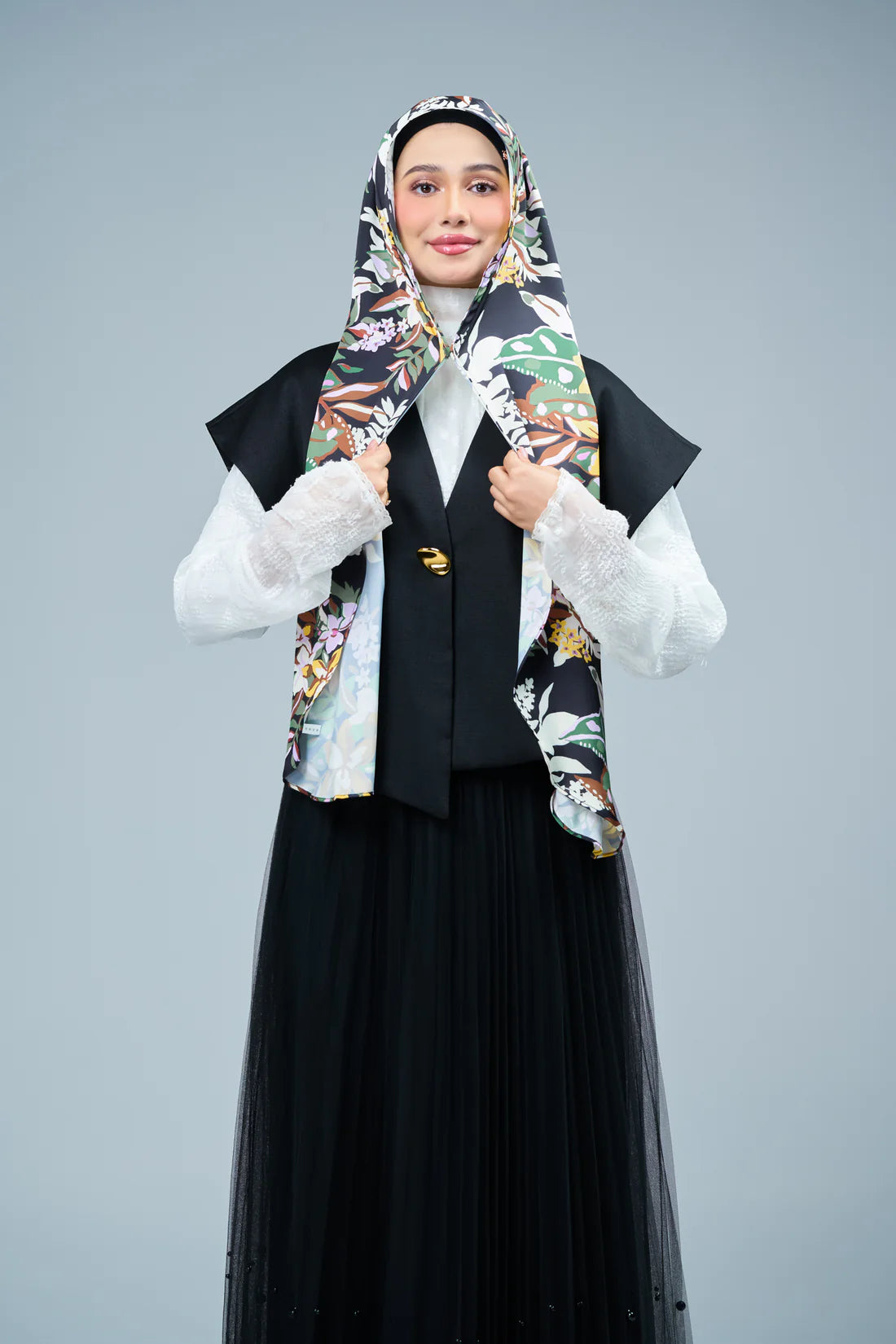 HoodX Curve Printed in Midnight Forest