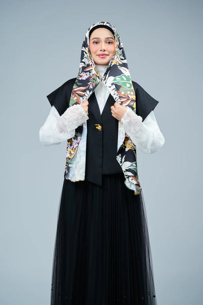 HoodX Curve Printed in Midnight Forest