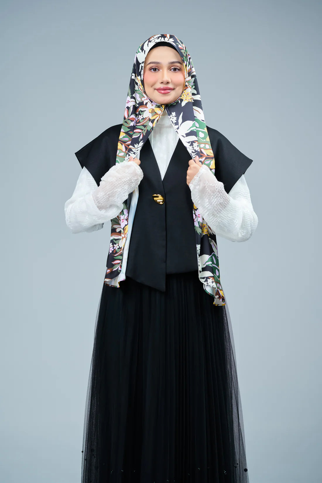 HoodX Curve Printed in Midnight Forest