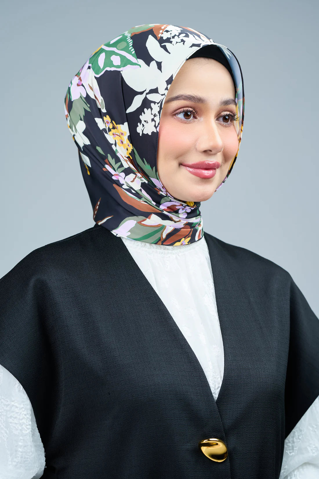 HoodX Curve Printed in Midnight Forest