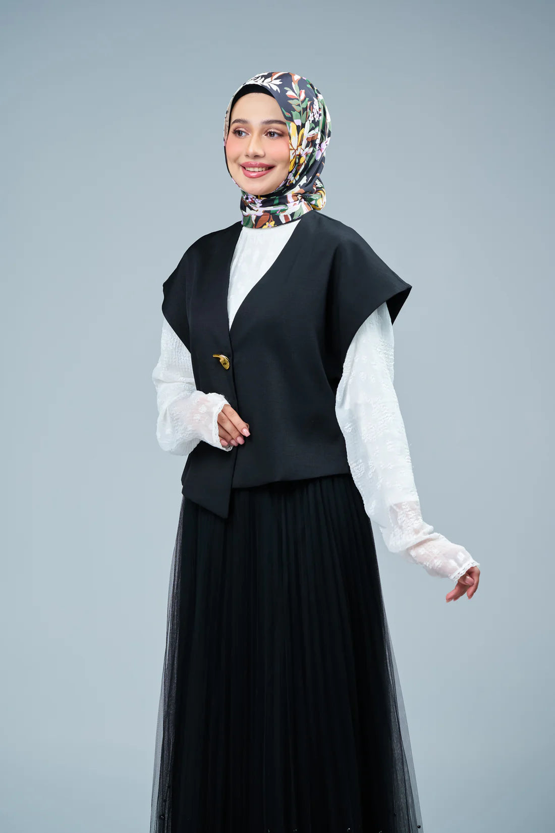 HoodX Curve Printed in Midnight Forest