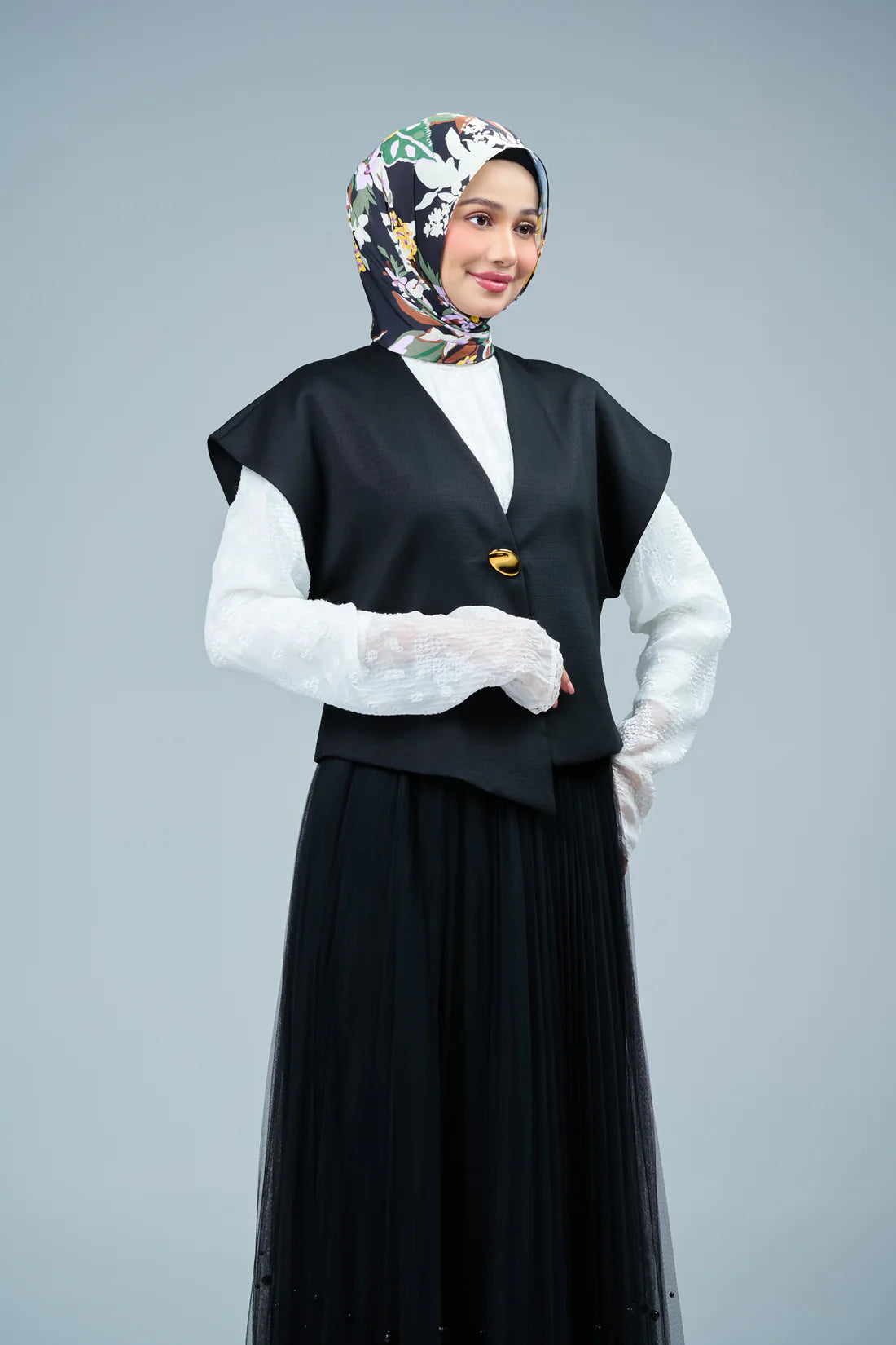 HoodX Curve Printed in Midnight Forest