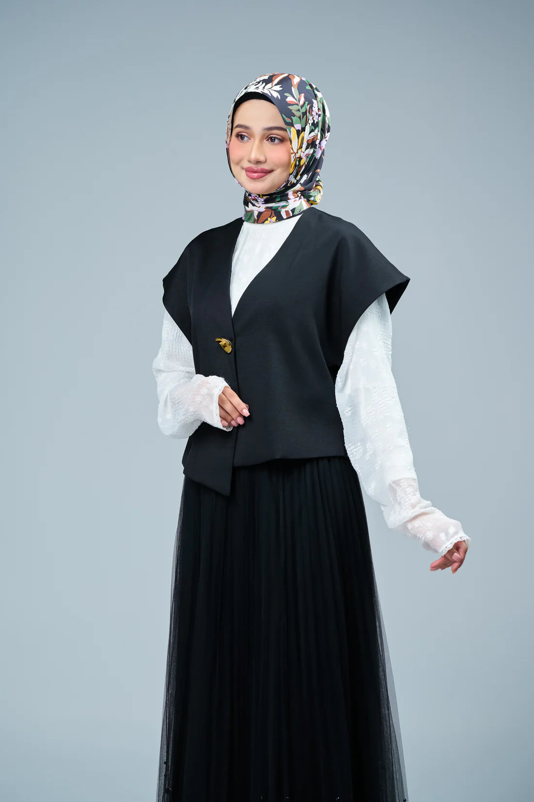 HoodX Curve Printed in Midnight Forest