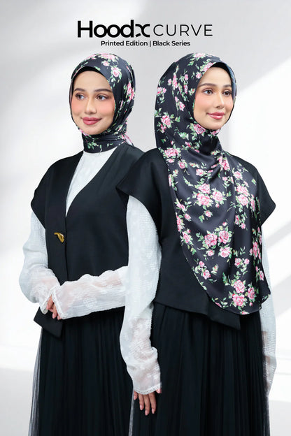 HoodX Curve Printed in Whispering Rose