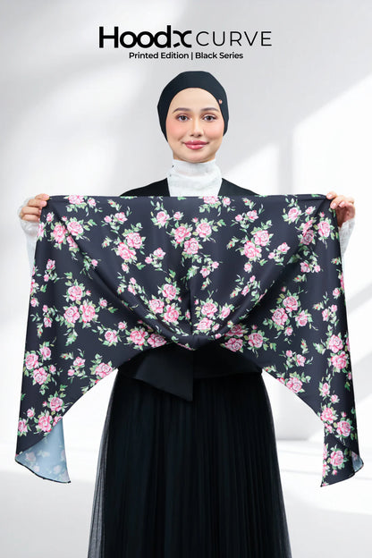 HoodX Curve Printed in Whispering Rose