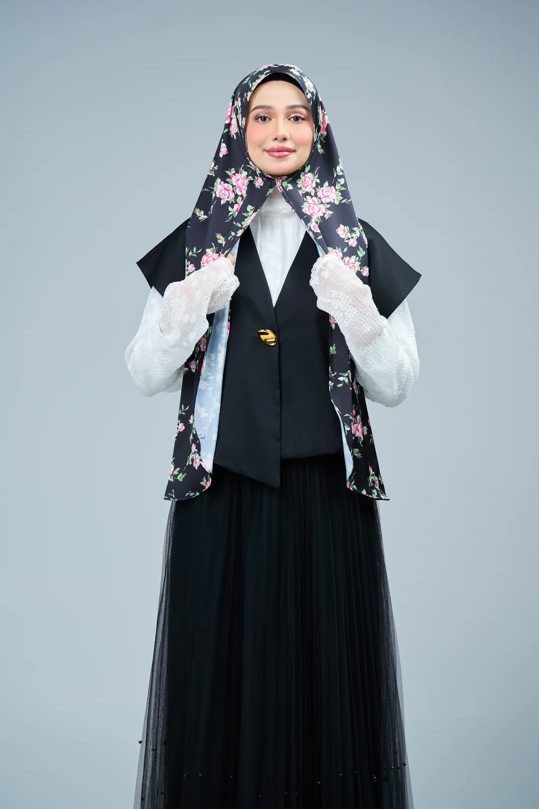 HoodX Curve Printed in Whispering Rose