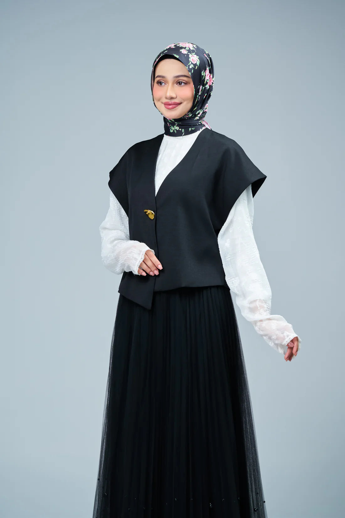 HoodX Curve Printed in Whispering Rose