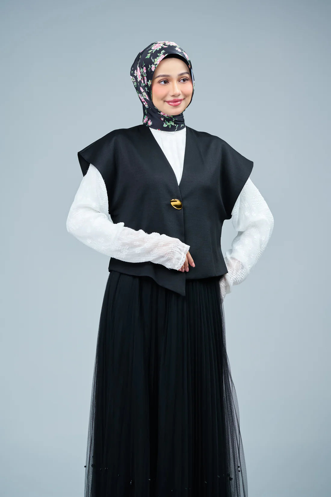 HoodX Curve Printed in Whispering Rose