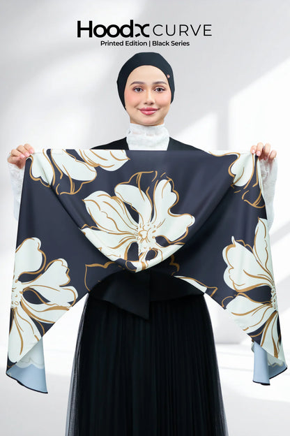 HoodX Curve Printed in Obsidian Lux