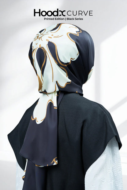 HoodX Curve Printed in Obsidian Lux