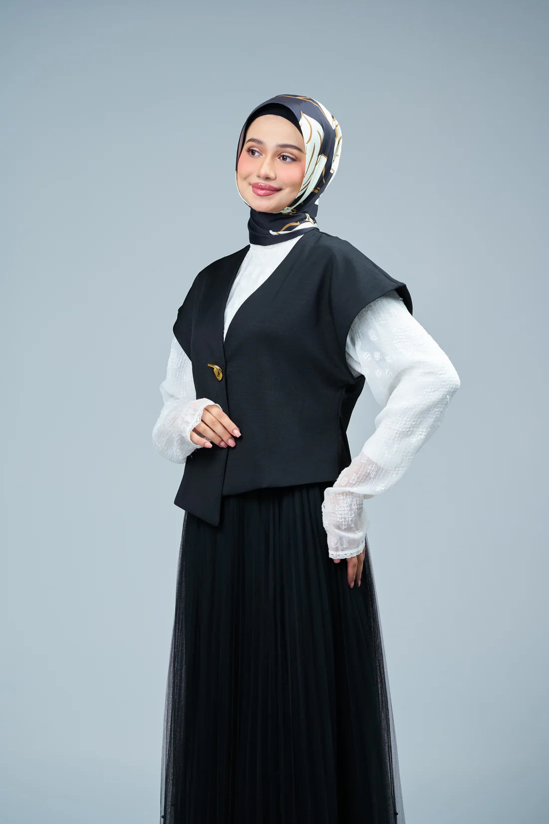 HoodX Curve Printed in Obsidian Lux