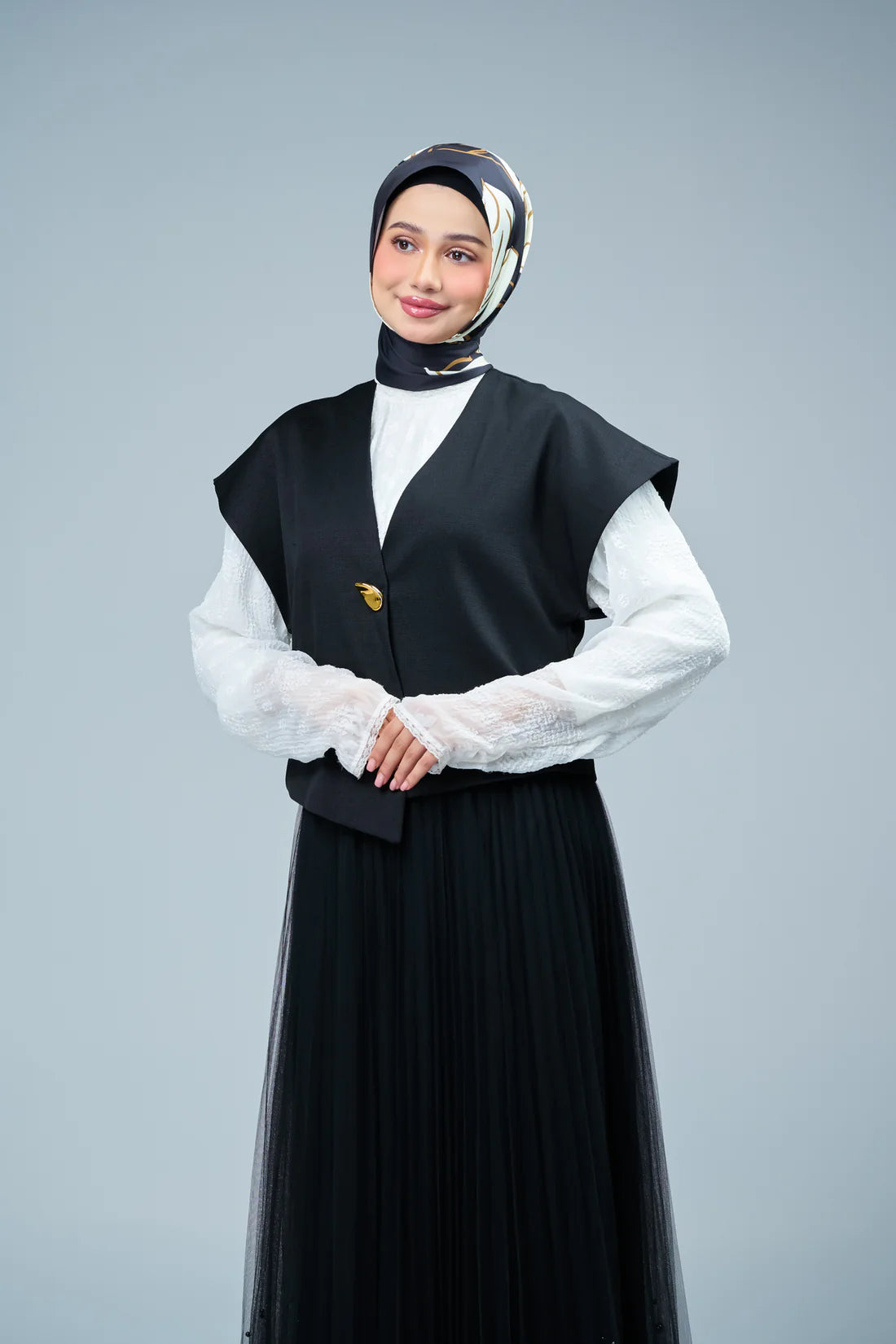 HoodX Curve Printed in Obsidian Lux