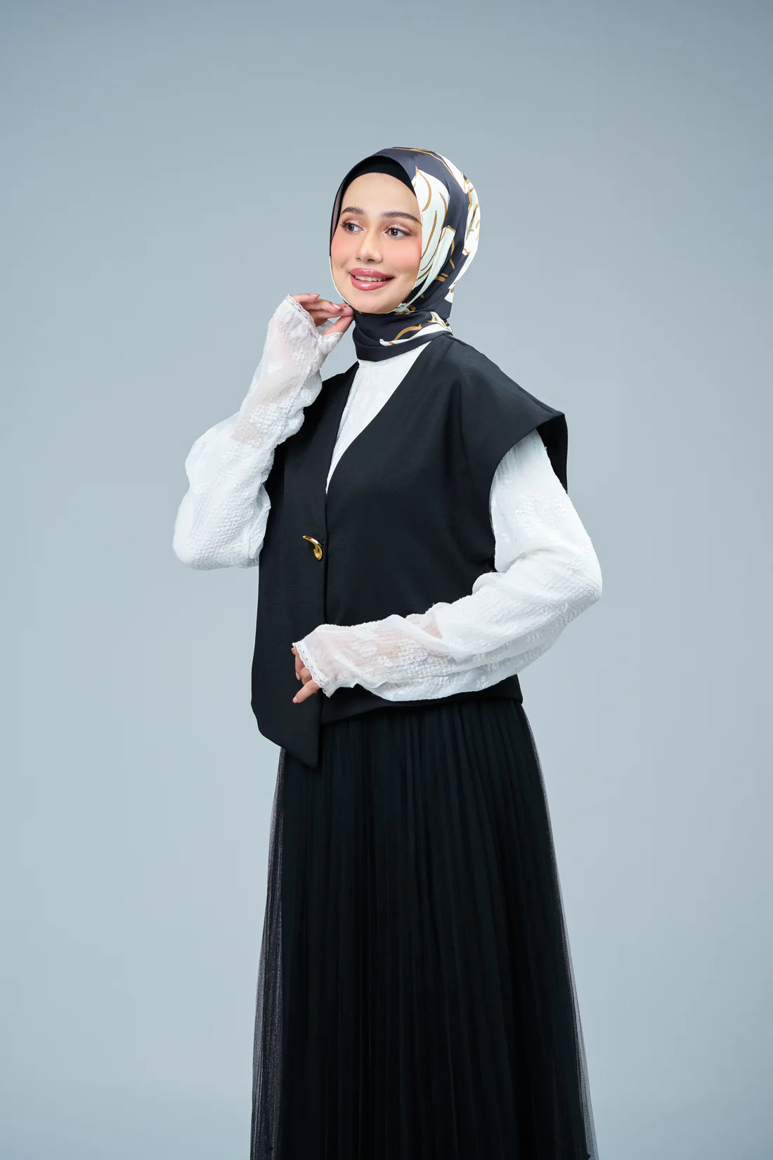 HoodX Curve Printed in Obsidian Lux