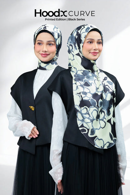 HoodX Curve Printed in Misty Petal