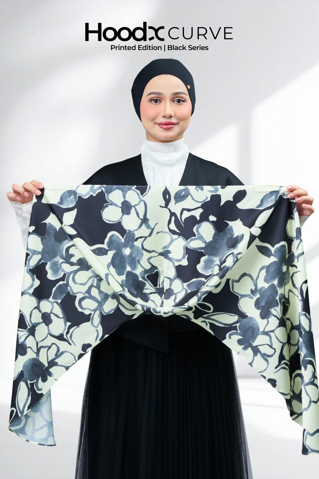 HoodX Curve Printed in Misty Petal