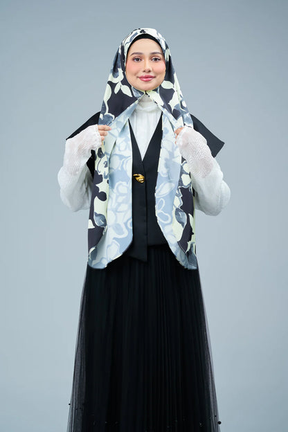 HoodX Curve Printed in Misty Petal