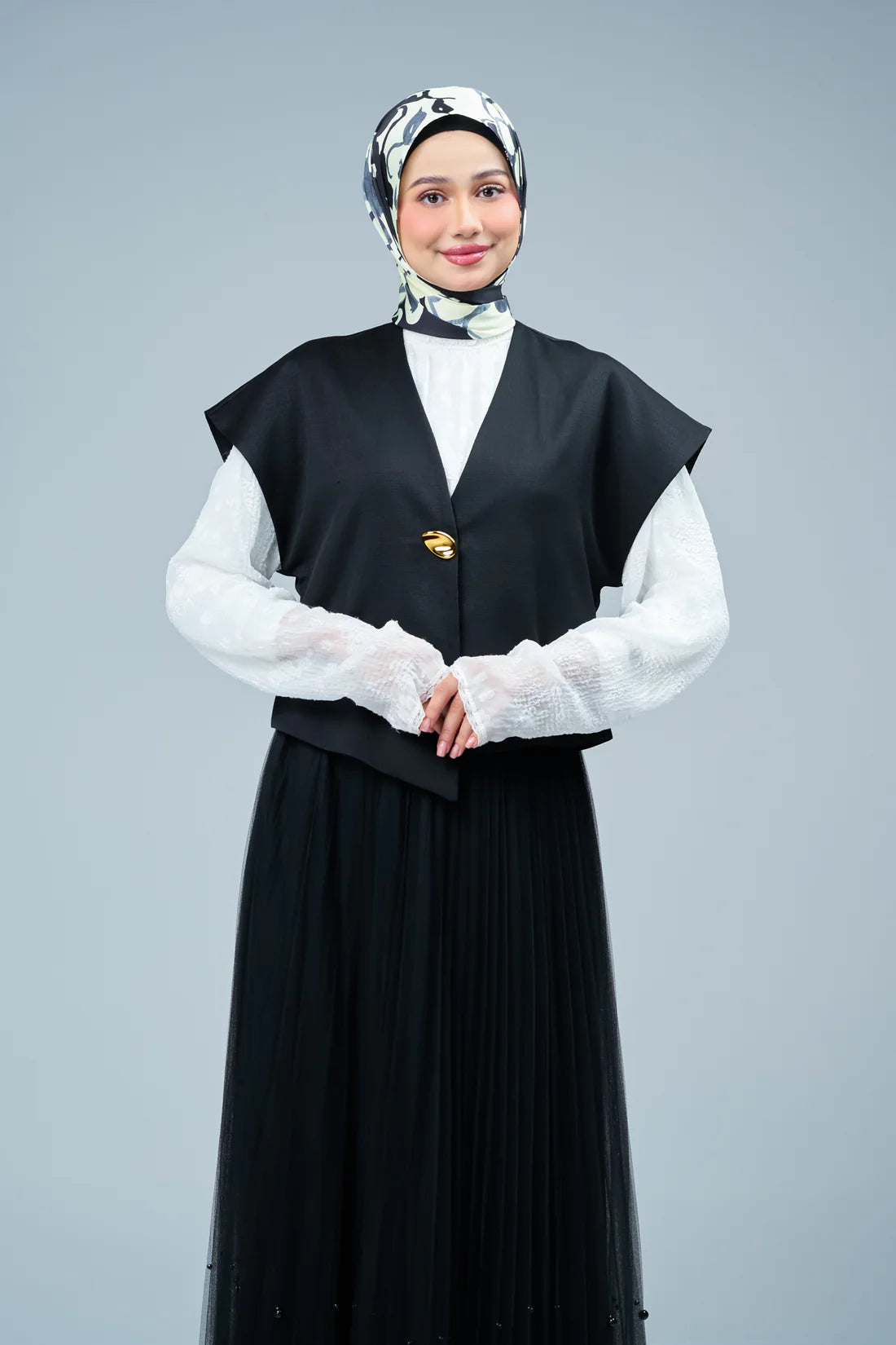 HoodX Curve Printed in Misty Petal