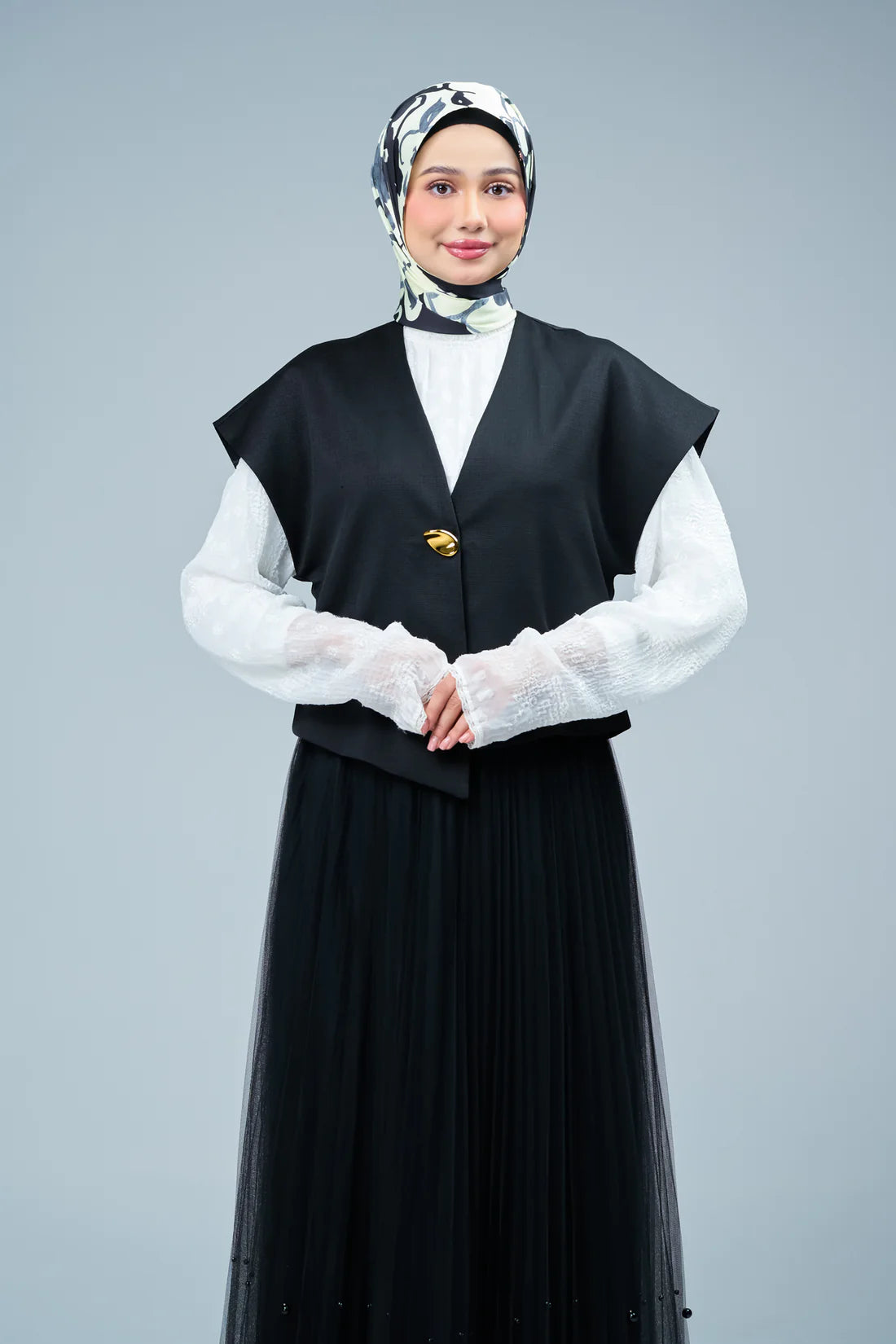 HoodX Curve Printed in Misty Petal