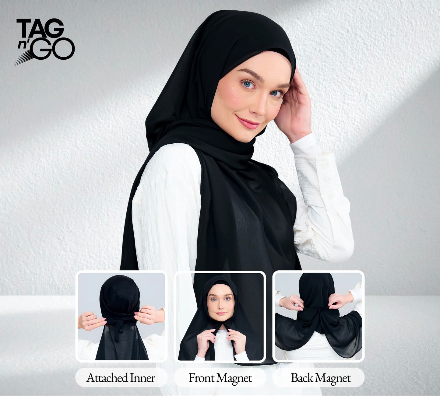 3IN1 Instant Faith Tag n' Go in Black