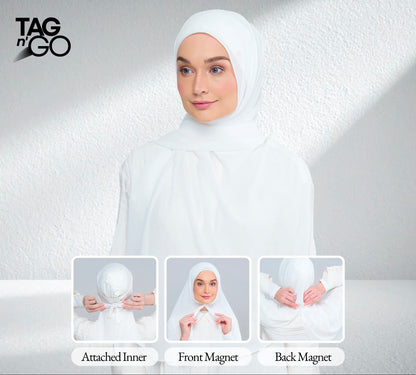 3IN1 Instant Faith Tag n' Go in Bridal White