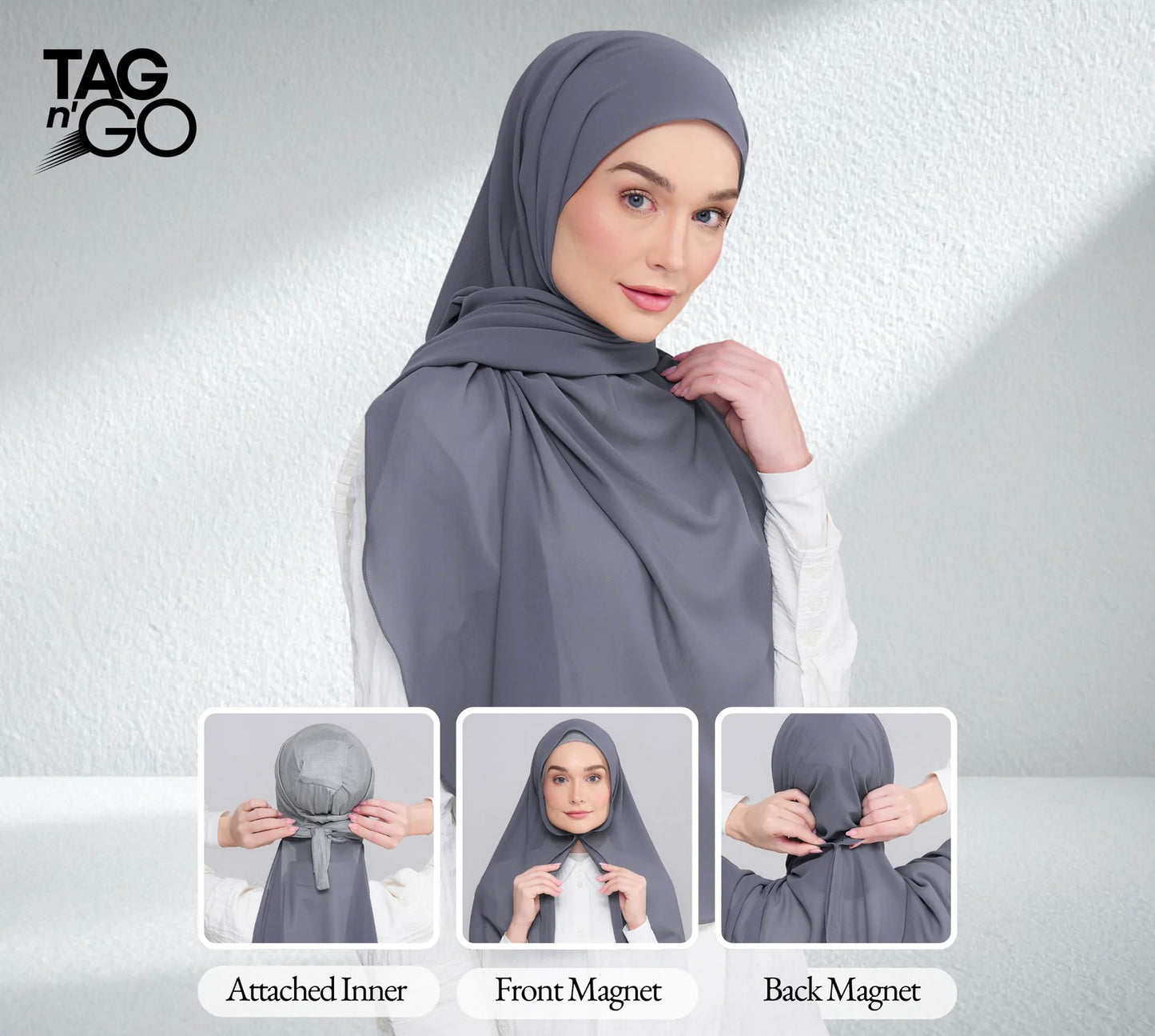 3IN1 Instant Faith Tag n' Go in Metro Grey