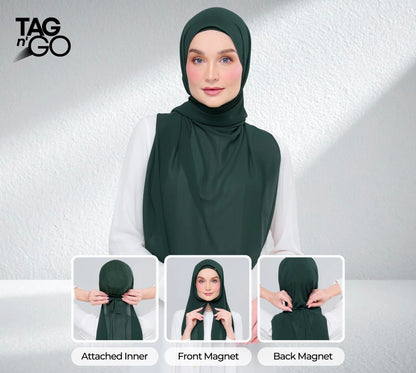 3IN1 Instant Faith Tag n' Go in Emerald Green