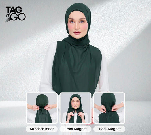 3IN1 Instant Faith Tag n' Go in Emerald Green