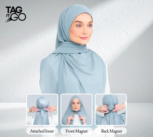 3IN1 Instant Faith Tag n' Go in Dusty Blue