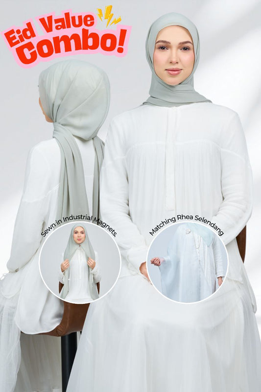 HX Curve x Rhea Selendang in Jade