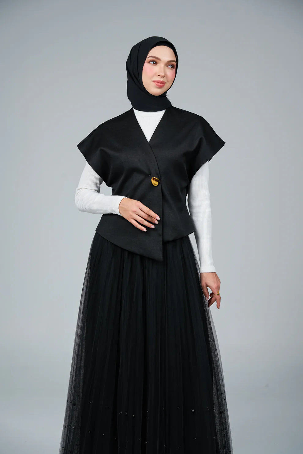 FlowX V3 [Pearl Chiffon] in Black